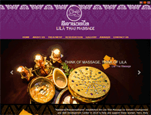 Tablet Screenshot of chiangmaithaimassage.com